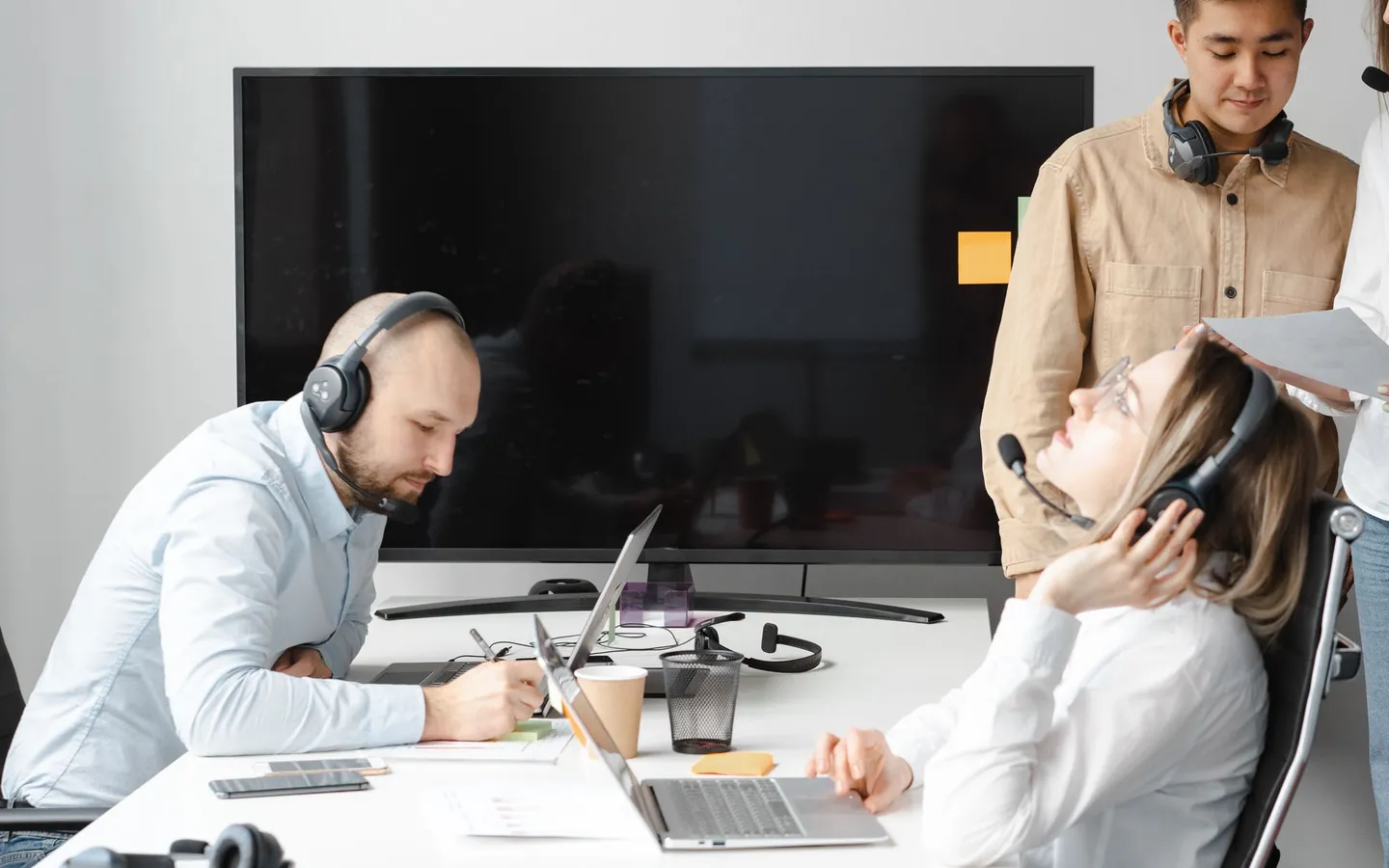Illustration du service Solutions centres de contact